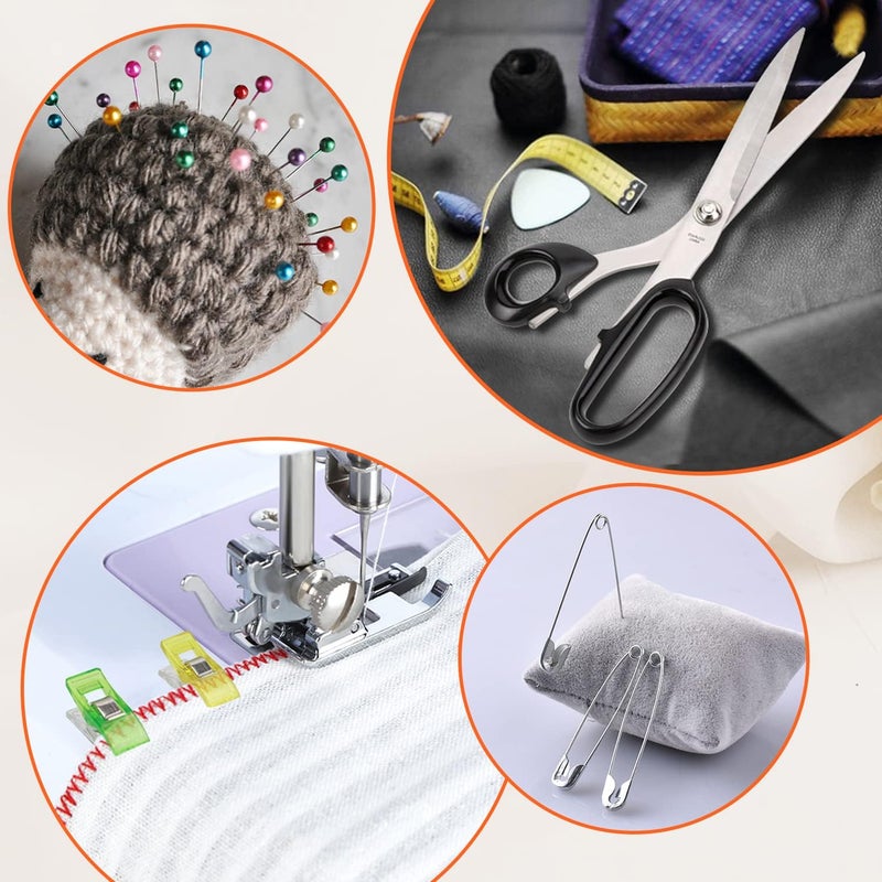 KingTool 78 Pcs Rotary Cutter Set - 45mm Cutter Kit with A3 Cutting Mat, Fabric Scissors 3 Replacement Blades, Quilting Rulers, Sewing Clips, Sewing Pins - Perfect for Crafting,Quilting,Sewing - Image 2